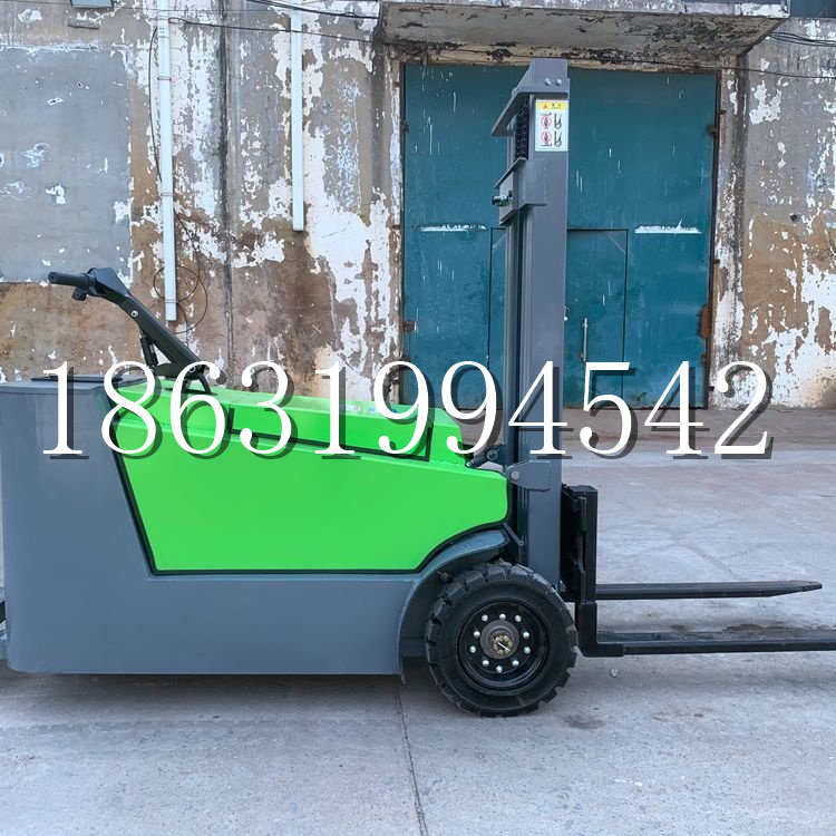 赤峰市小型电动叉车1吨2吨步行站驾式电瓶堆高充电装卸车液压升降车铲车